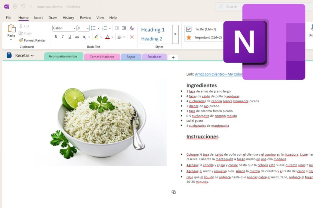 Qué es OneNote y por qué deberías conocerlo. Imagen que muestra OneNote